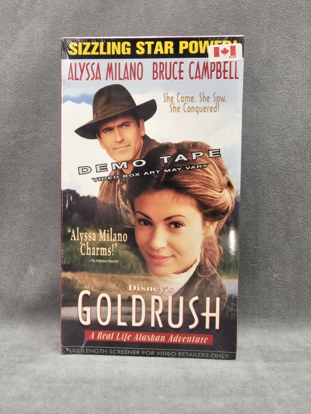 Disney's Goldrush  Alaskan Adventure VHS Disney Clamshell Bruce Campbell B2-12